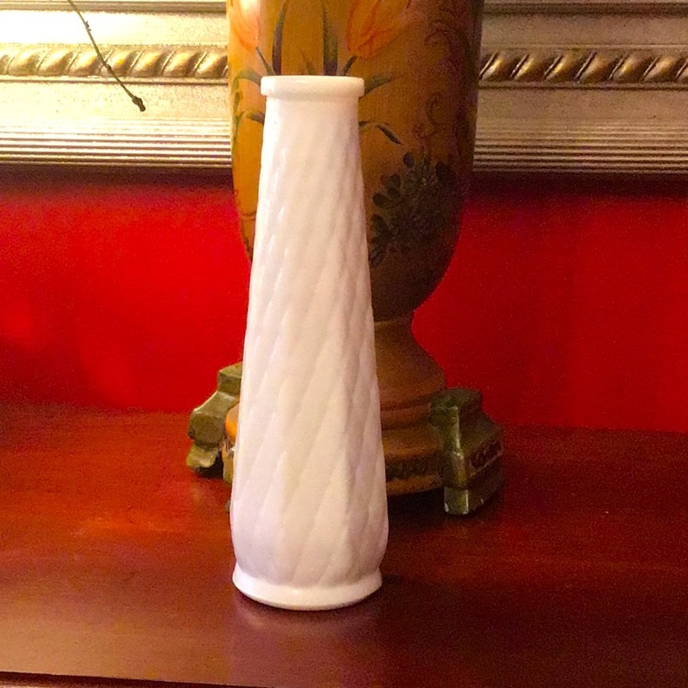 Milk Glass Bud Vase